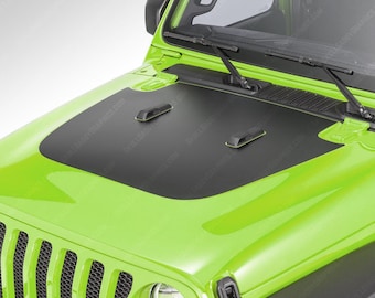 2-Pack Jeep Wrangler Hood Vinyl Decal Graphics – Fits JL 2018-2025, USA Made