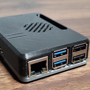 Raspberry Pi 5 Case | Fits Active Cooler | Customizable Top and Bottom | 16 Colors Available | 3D Printed to Order