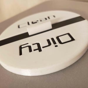 Customizable Clean/Dirty Dishwasher Indicator