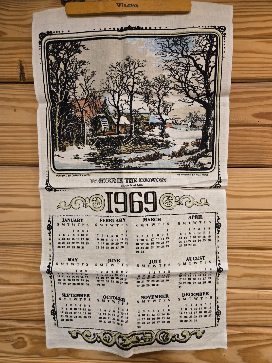 専用　カレンダー 1969 calendar - Etsy 日本