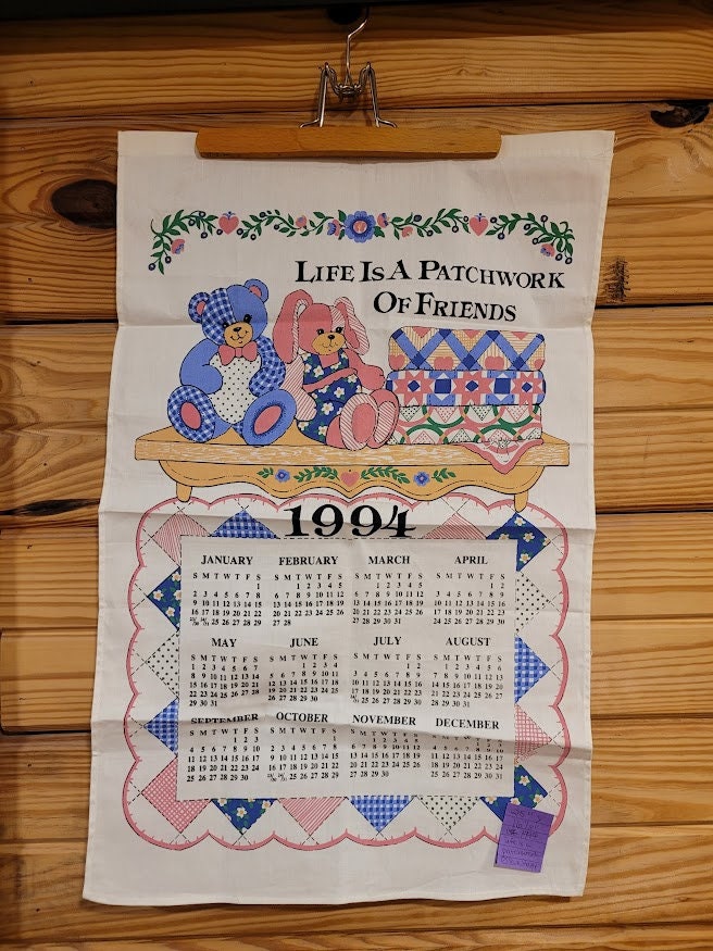 1994 Calendar - Etsy