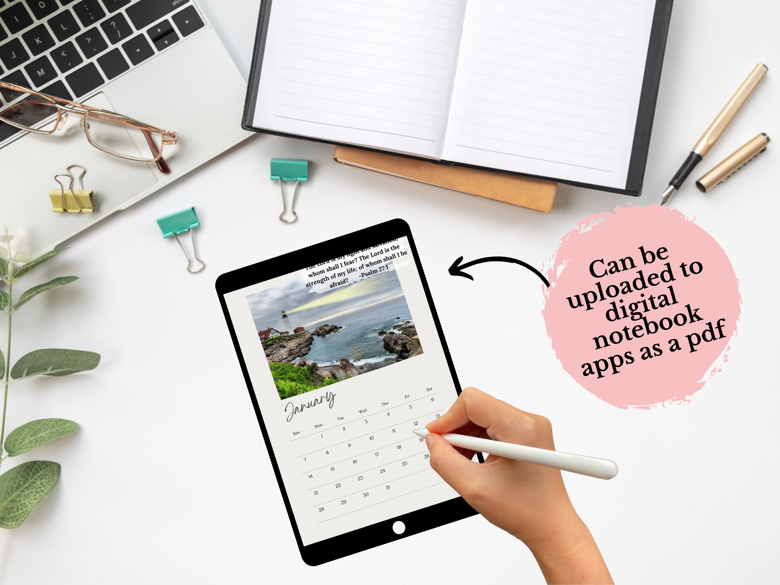 2024 Calendar Printable / Inspirational Calendar / Canva Calendar / Calendar Template / Calendar ...