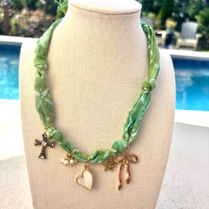 Bandana Charm Necklace