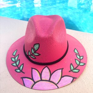 Painted Sunflower Sun Hat