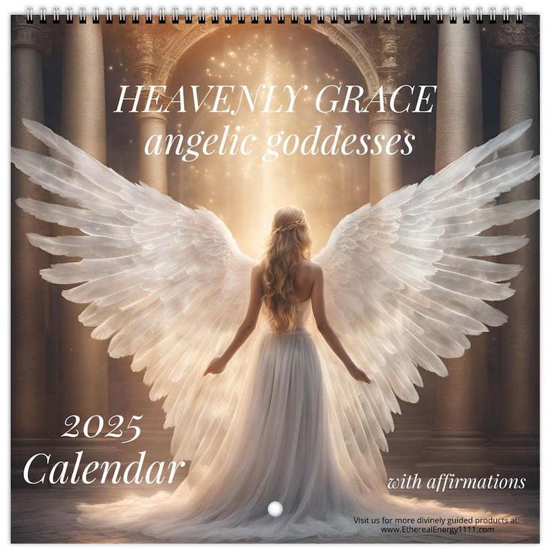 2025 Calendar Angels Etsy