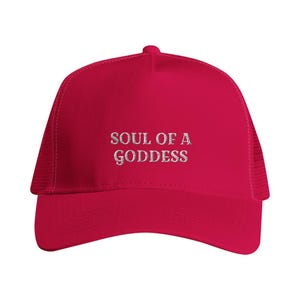 Soul of a Goddess Cap | Gift for Her | Empowering Headwear | Divine Fashion