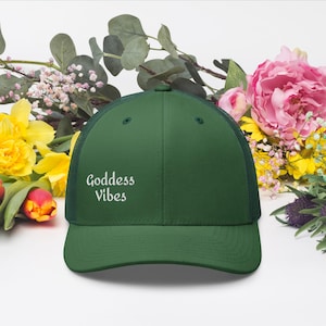 Goddess Vibes Cap | Female Trend | Funky Gift | Divine Message | Spiritual Fashion
