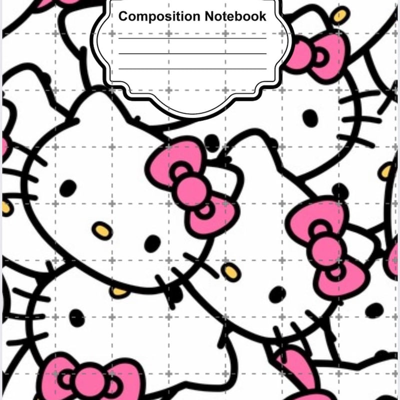 Hello Kitty Sheet Note Hello Kittys Notebook - Etsy
