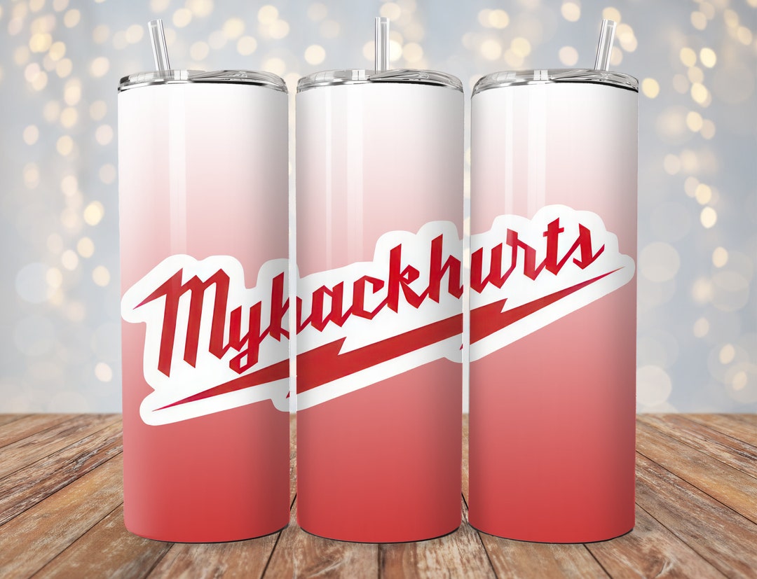 My Back Hurts Milwaukee Parody Tumbler Wrap PNG Father Dad Tool Gift 20oz Tumbler Wrap