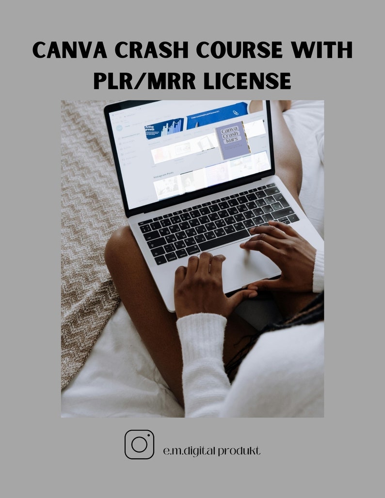 Canva Crash Course With PLR/MRR License - Etsy