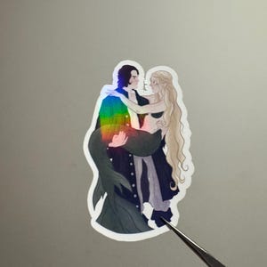 Halbrand and Galadriel Vinyl Stickers | Annatar and Galadriel | Haladriel Stickers | The Rings of Power