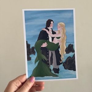 Haladriel Summer Bash Prints | Halbrand & Galadriel Prints | The Rings of Power inspired Art Prints