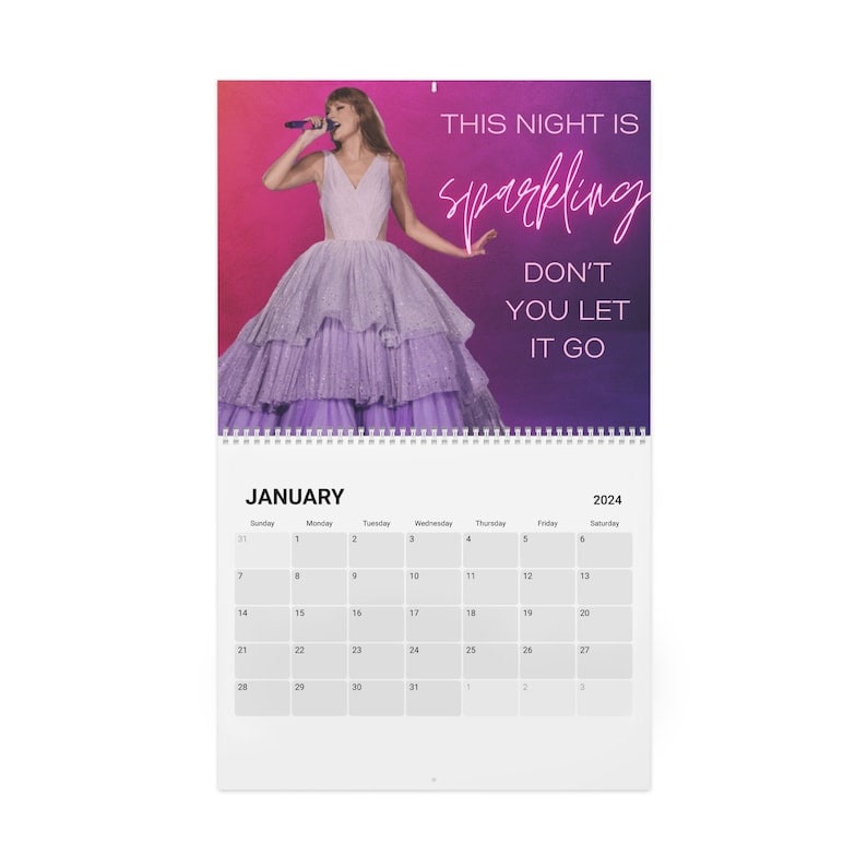 2024 Eras Calendar / Taylor ,Eras Tour 2024 Wall Calendar sold by