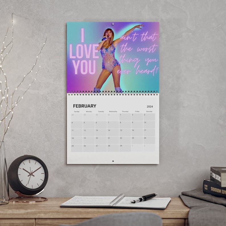 2024 Eras Calendar / Taylor ,Eras Tour 2024 Wall Calendar sold by
