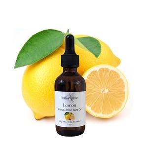 Lemon Seed Oil, Cold Pressed, USDA Certified Organic, Unrefined, 100% Pure, Natural