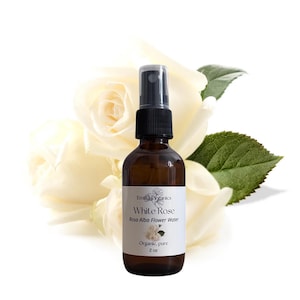 White Rose Hydrosol, USDA Certified Organic, 100% Pure, Natural