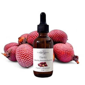 Buriti Fruit Oil, Cold Pressed, USDA Certified Organic, Unrefined, 100% Pure, Natural