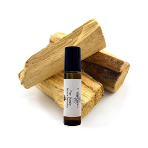 Palo Santo Essential Oil Pre-diluted Roll-On, Certified Organic, Natural