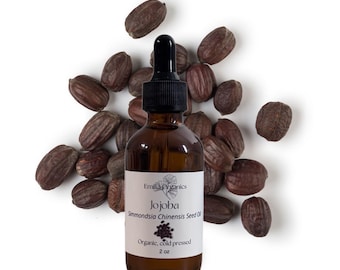 Jojoba Seed Oil, Organic, Cold Pressed, Unrefined, Natural