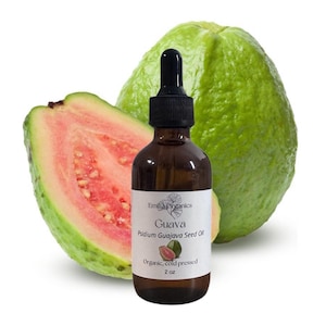 Guava Seed Oil, Cold Pressed, USDA Certified Organic, Unrefined, 100% Pure, Natural