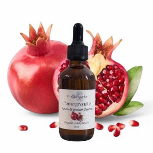 Pomegranate Seed Oil, Cold Pressed, USDA Certified Organic, Unrefined, 100% Pure, Natural