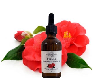 Huile de tsubaki, biologique, pressée à froid, non raffinée, naturelle