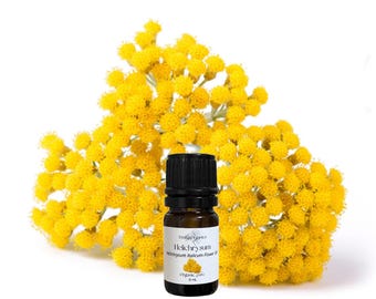 Helichrysum Essential Oil, Immortelle, Organic, Pure, Natural