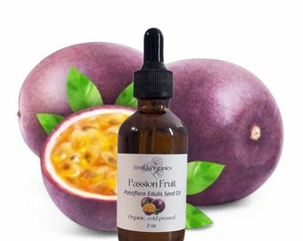 Passion Fruit / Maracuja Oil Refined Organic Cold Pressed Fresh 100 Pure 16 Oz