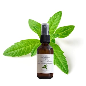 Lemon Verbena Hydrosol, USDA Certified Organic, 100% Pure, Natural