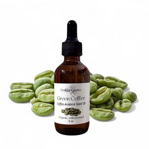 Green Coffee Bean Oil, Cold Pressed, USDA Certified Organic, Unrefined, 100% Pure, Natural