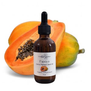Papaya Seed Oil, Cold Pressed, USDA Certified Organic, Unrefined, 100% Pure, Natural