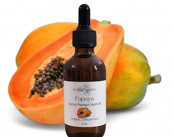 Papaya Seed Oil, Organic, Cold Pressed, Unrefined, Natural