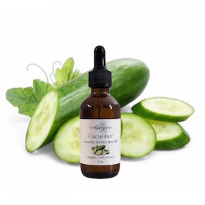 Cucumber Seed Oil, Cold Pressed, USDA Certified Organic, Unrefined, 100% Pure, Natural
