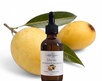 Marula Seed Oil, Organic, Cold Pressed, Unrefined, Natural