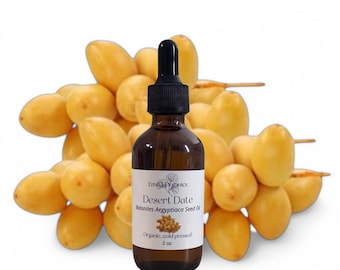 Desert Date Seed Oil, Organic, Cold Pressed, Unrefined, Natural