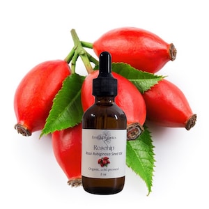Rosehip Seed Oil, Cold Pressed, USDA Certified Organic, Unrefined, 100% Pure, Natural