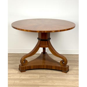 Table ronde style Biedermeier – Ø110 cm