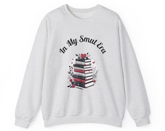 Smut Buchliebhaber Rundhals-Sweatshirt, Leseratte Sweatshirt, Geschenk für Leseratte, gemütliche Bücherwurm, Buchära Geschenk, Lesesweatshirt