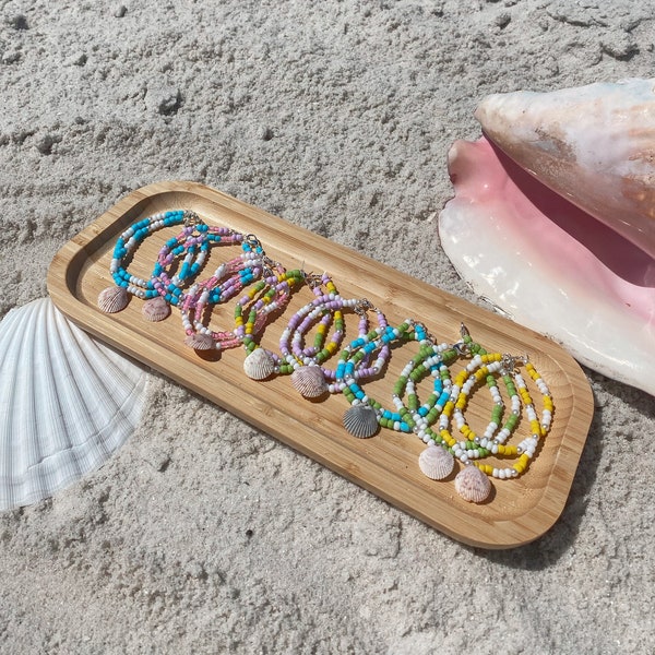 Beaded Seashell Bracelet