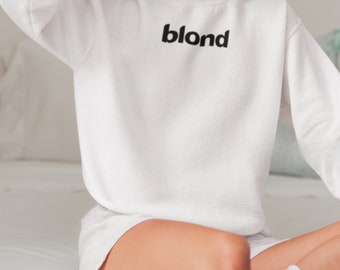Frank Ocean Blonde Cotton Unisex R&B Sweatshirt for Spring and Fall