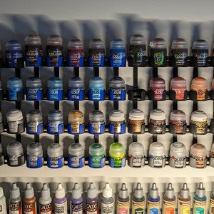 Citadel Wall Paint Rack, 20 paint slots -- screws to wall