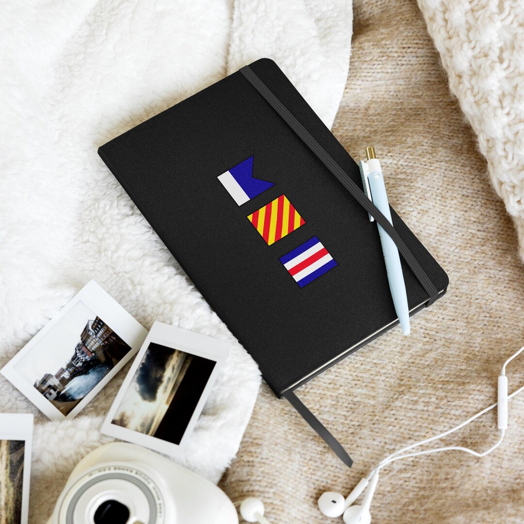 Flagging Notebook Personalized Nautical Signal Flag Notebook - Etsy