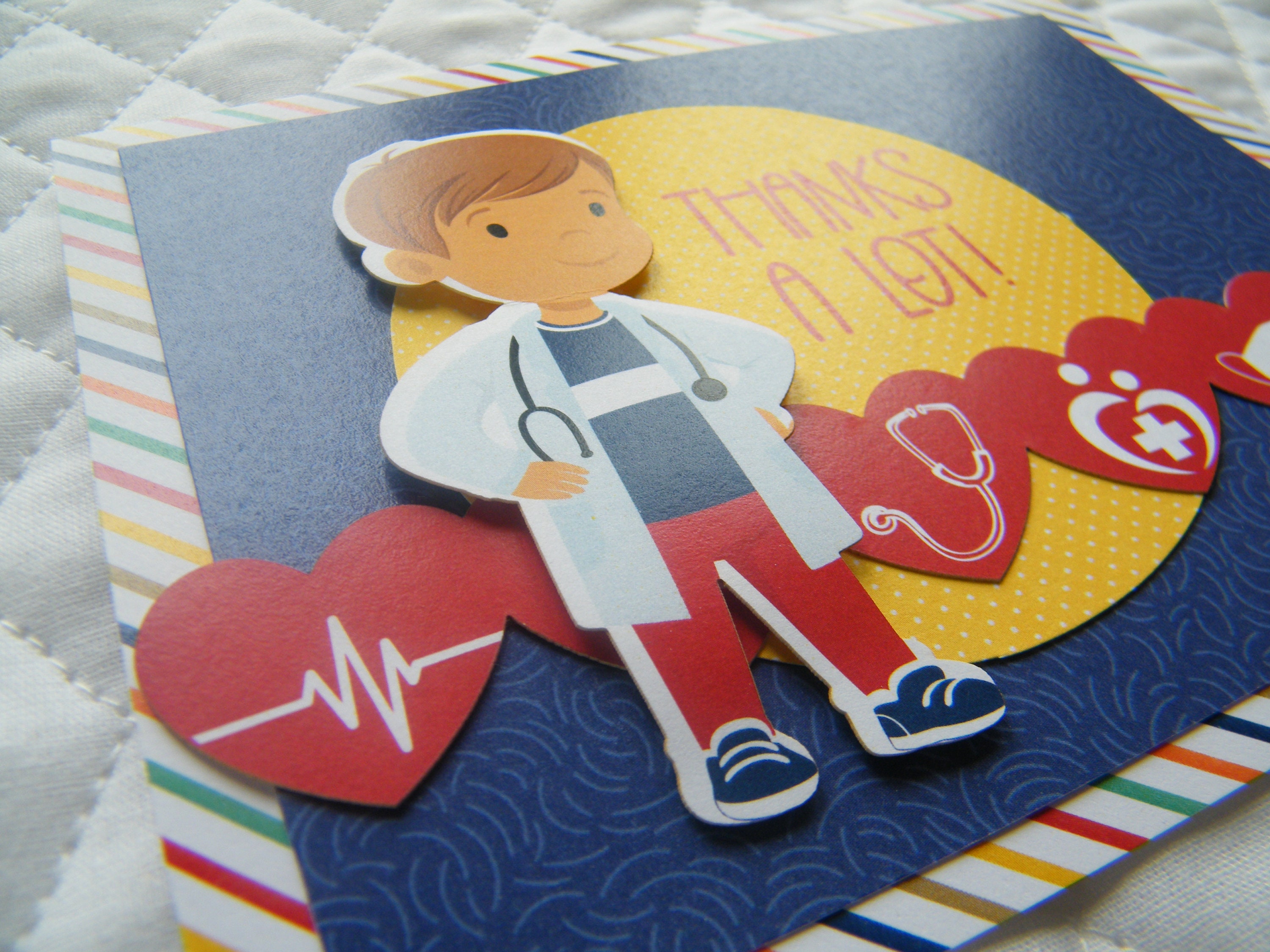 Thank You Card Medical Doctor, Male Nurse, PA Size A2 Blank Inside - Etsy