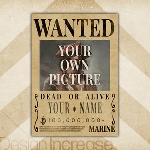 220 One piece wanted posters ideas