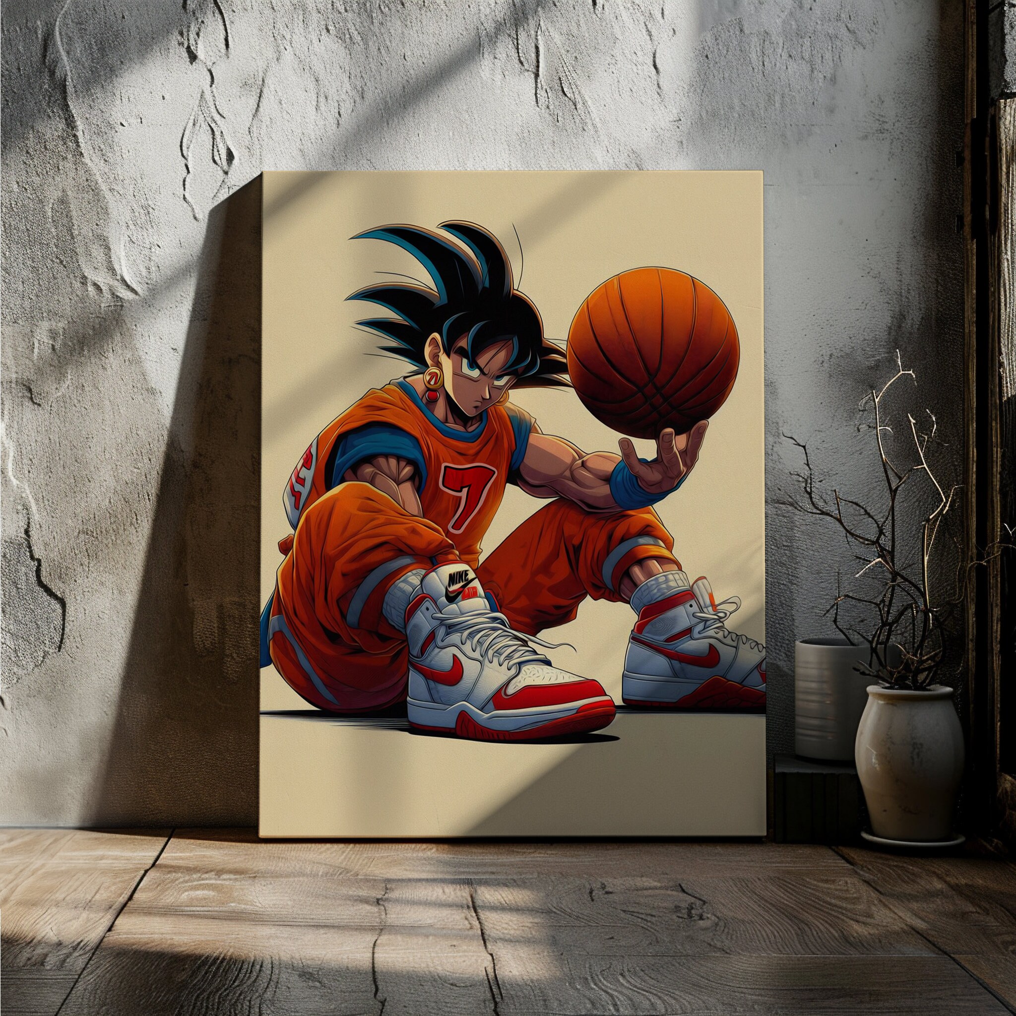 Basketball Goku / Dragon / Fanart / Anime Style /