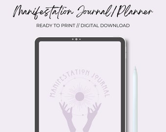 Manifestation Journal/Planner (Digital Download)