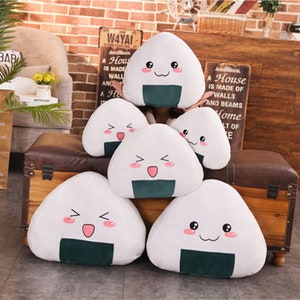 Cartoon Anime Rice Ball Plush Toy Plush Doll Large Sleeping Pillow Ragdoll Doll Attack on Titan Gift for men and women