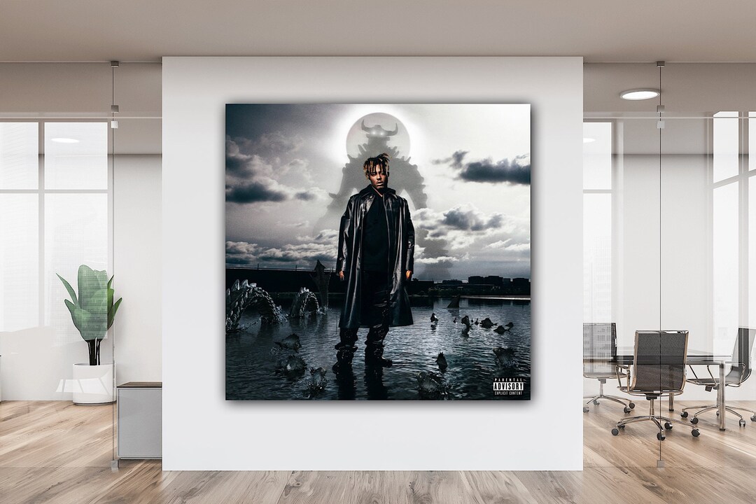 Juice Wrld Fighting Demons Wall Art Canvas Music Canvas - Etsy
