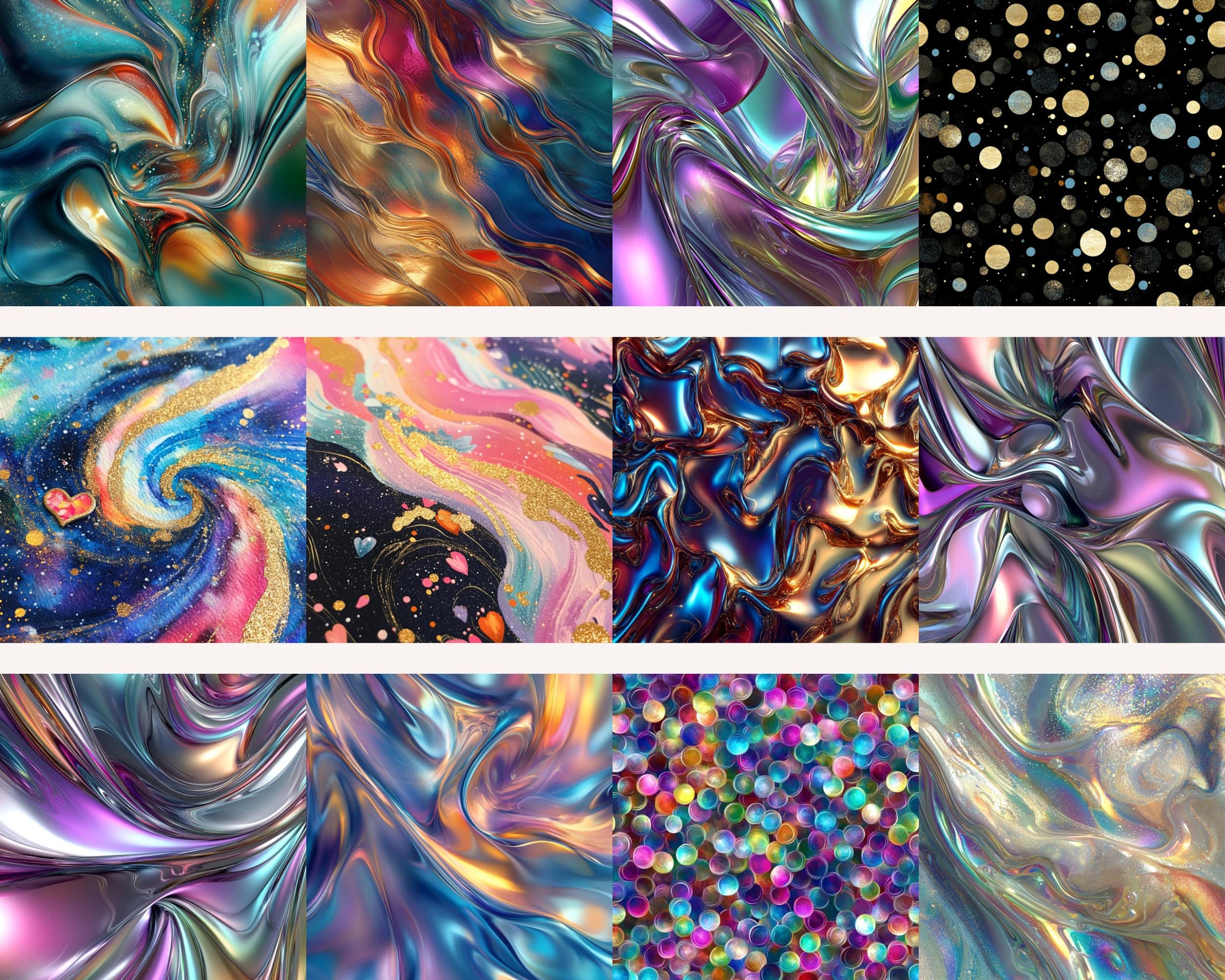 60 Abstract Fluid Marble Backgrounds Colorful 3d Color Swirl Patterns ...