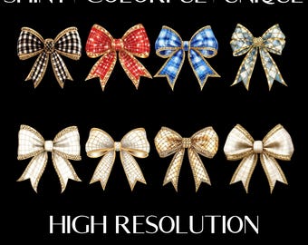 81 imágenes prediseñadas de lazos coquetos a cuadros / Lazos para sublimación / Lindas ilustraciones de lazos coquetos / Imágenes prediseñadas de lazos coquetos a cuadros / PNG para camisas